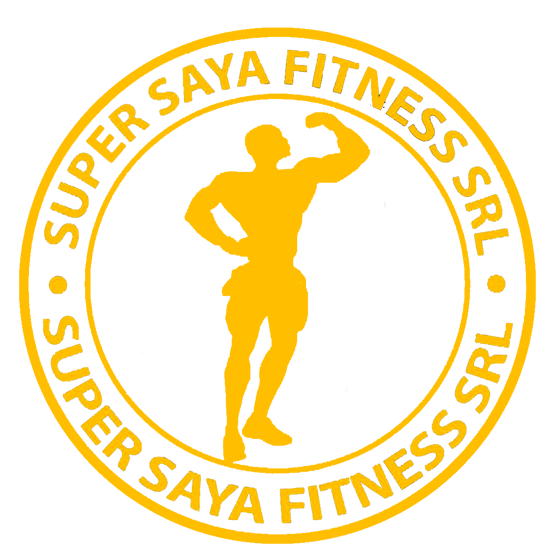 Logotipo Amarillo de Super Saya Fitness
